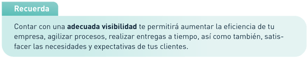 Beneficios de visibilidad en útlima milla