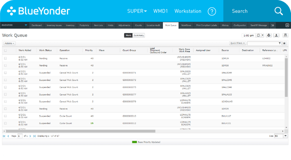 Intuitive & configurable warehouse tasking