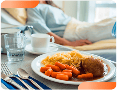 Comida a hospitales