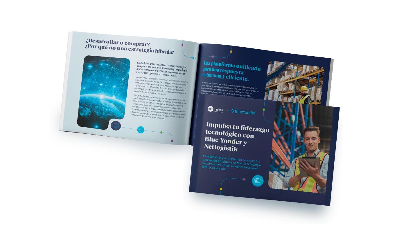 Impulsa tu liderazgo tecnológico con Blue Yonder y Netlogistik