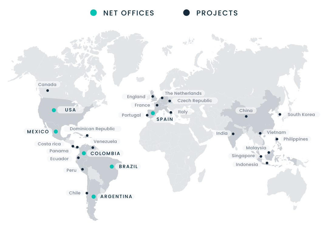 Offices and Projects By Netlogistk