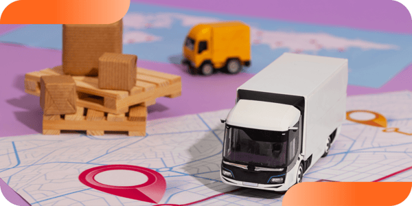 rutas de reparto