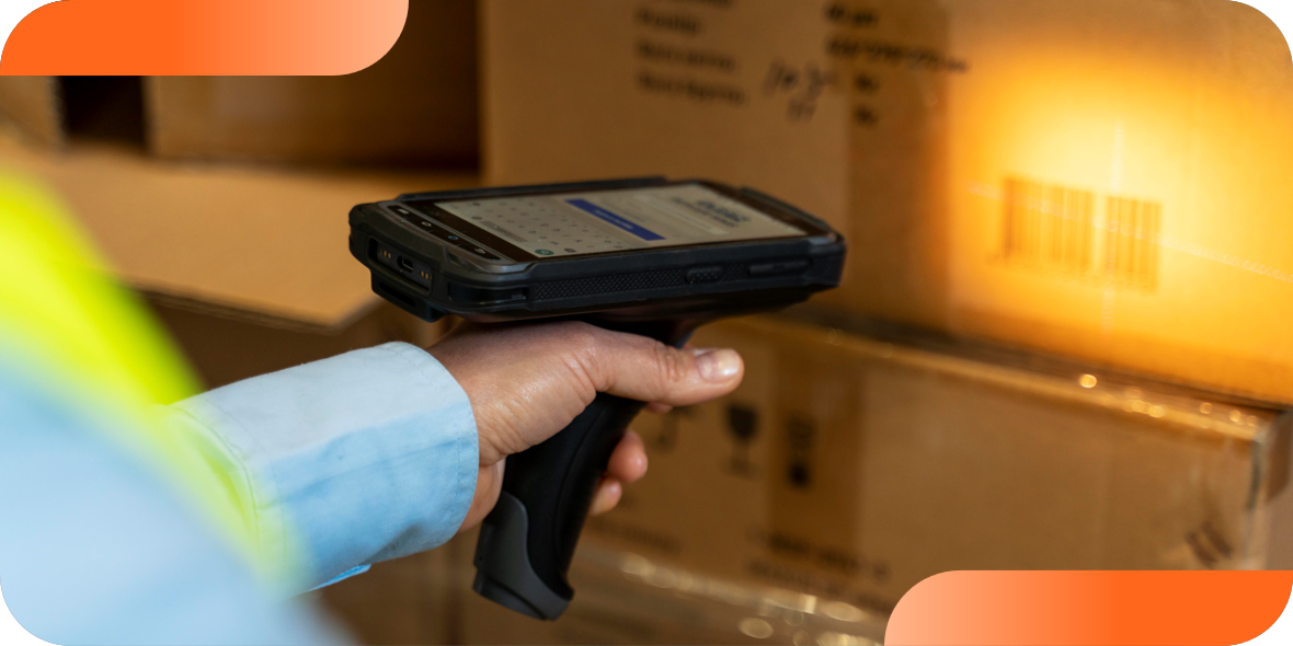 Handhelds en almacén